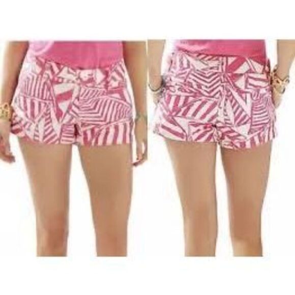 Lilly Pulitzer Womens The Callahan Short Sz 2 Pockets - Picture 1 of 9